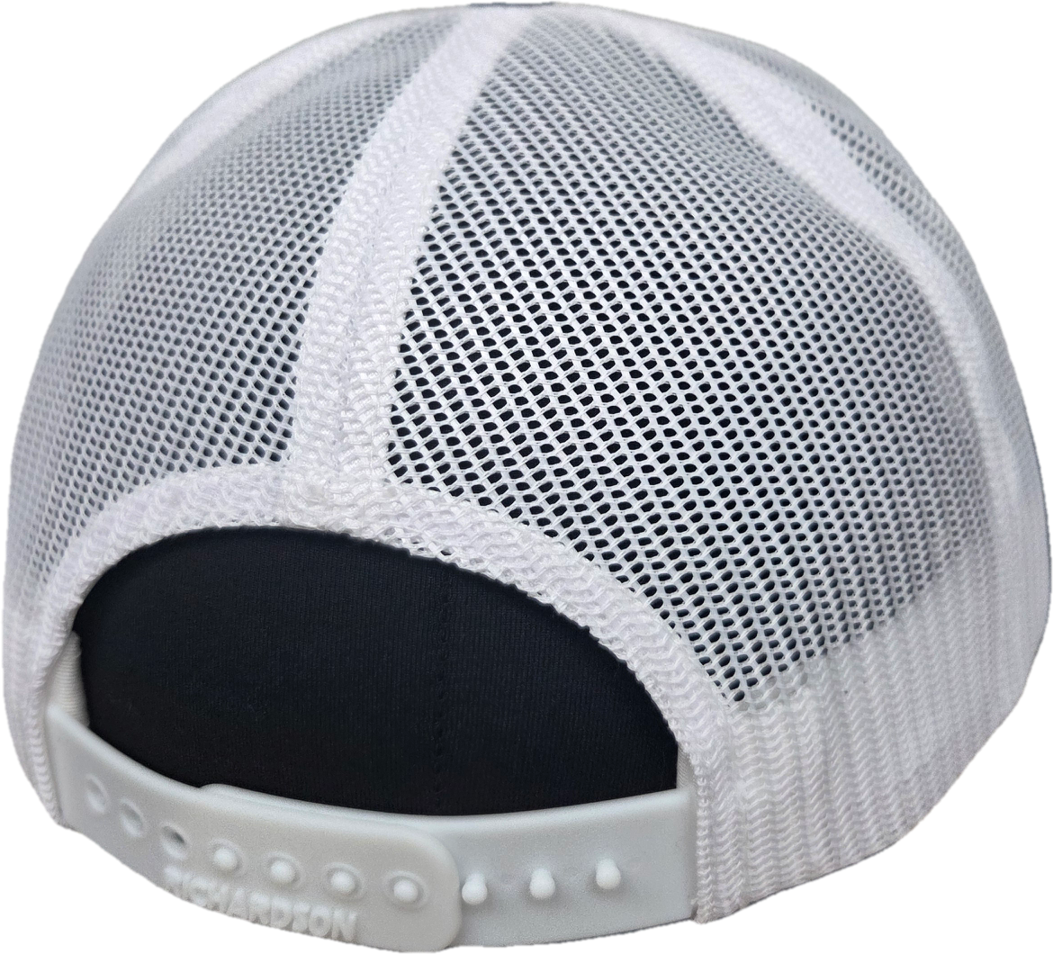 Adjustable Cap (Black/White w Blackened Logo)