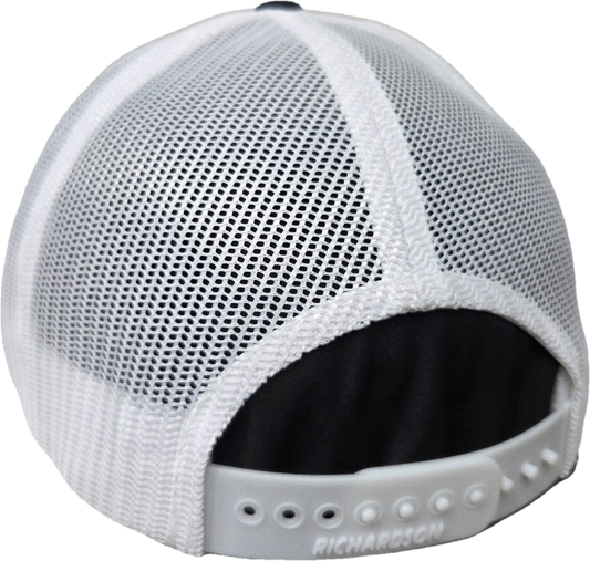 Adjustable Cap (Black & White/RWB Embroidered Logo)