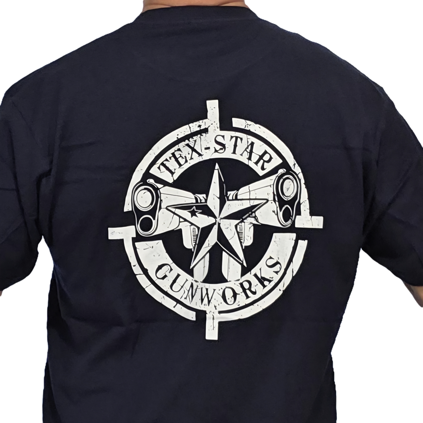 Short Sleeve Tee (Dark Blue w/White Logo)