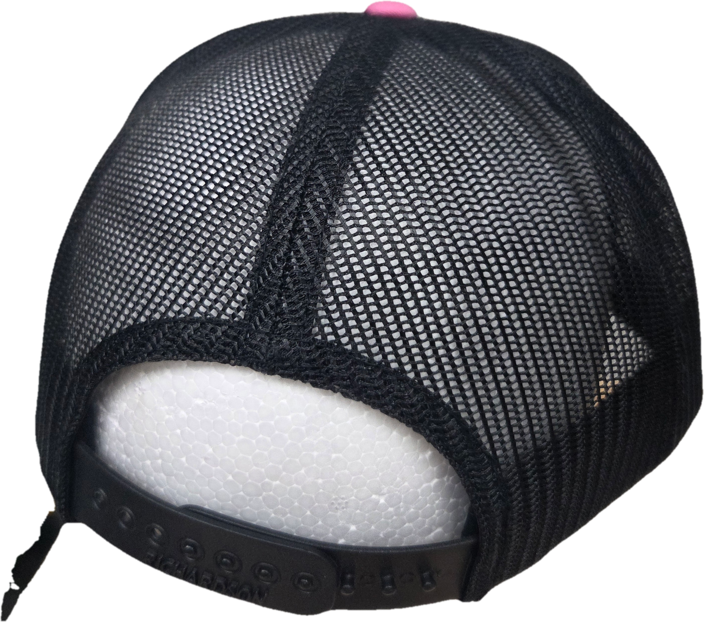 Adjustable Cap (Hot Pink/Black /w Black Logo)