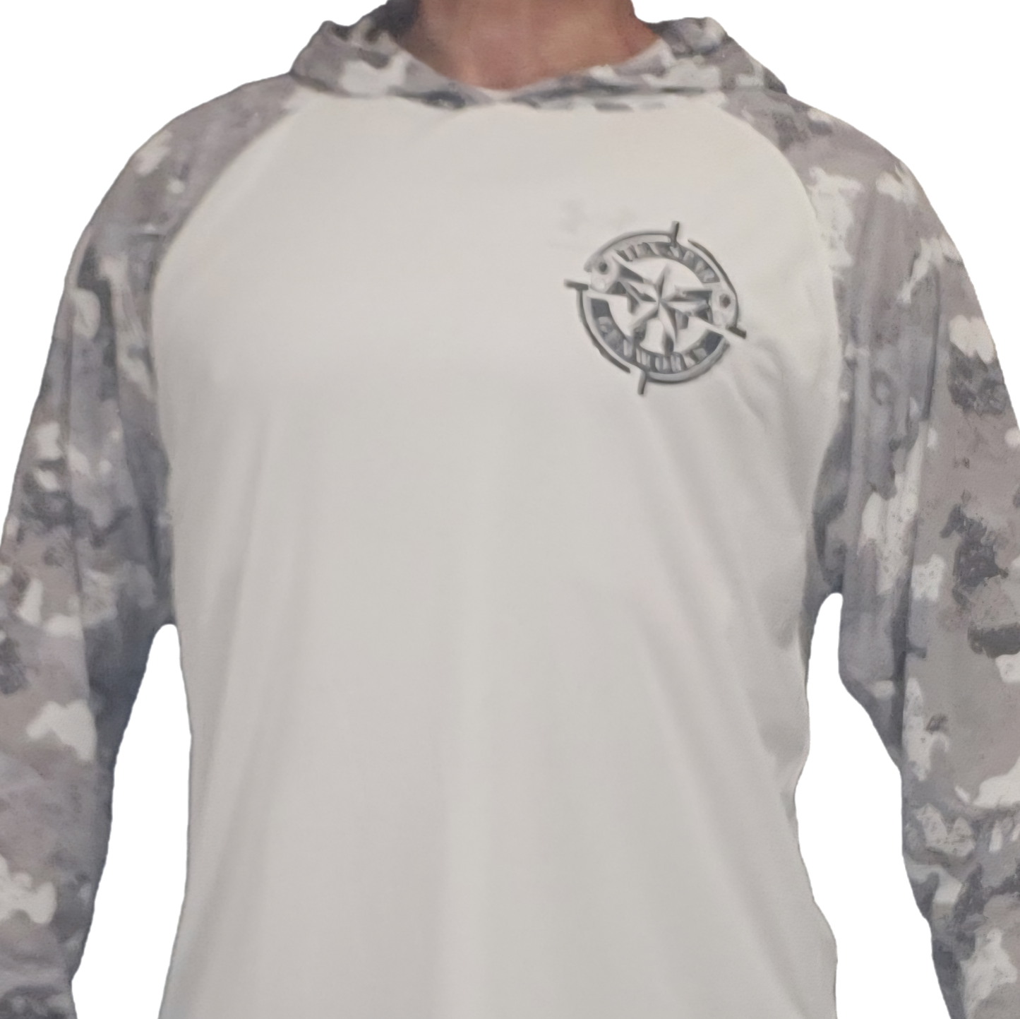 Paragon Long Sleeve Hooded UPF 50+ Sports Jersey (Ghost)