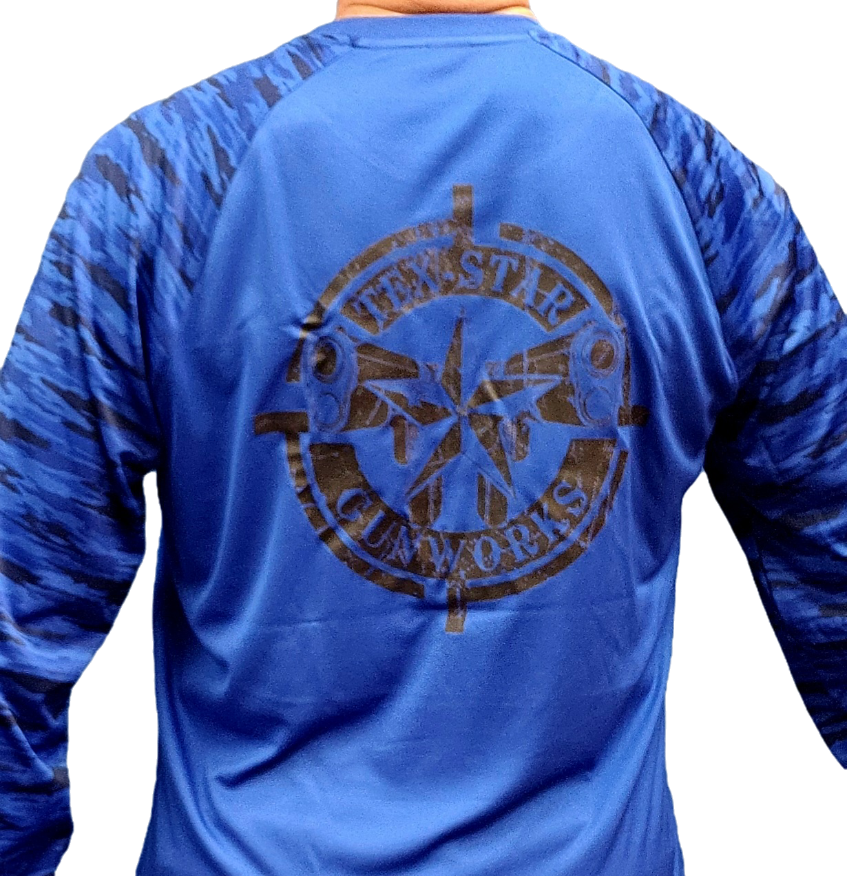 Sport-Tek Long Sleeve Sports Jersey (Azure Tiger)