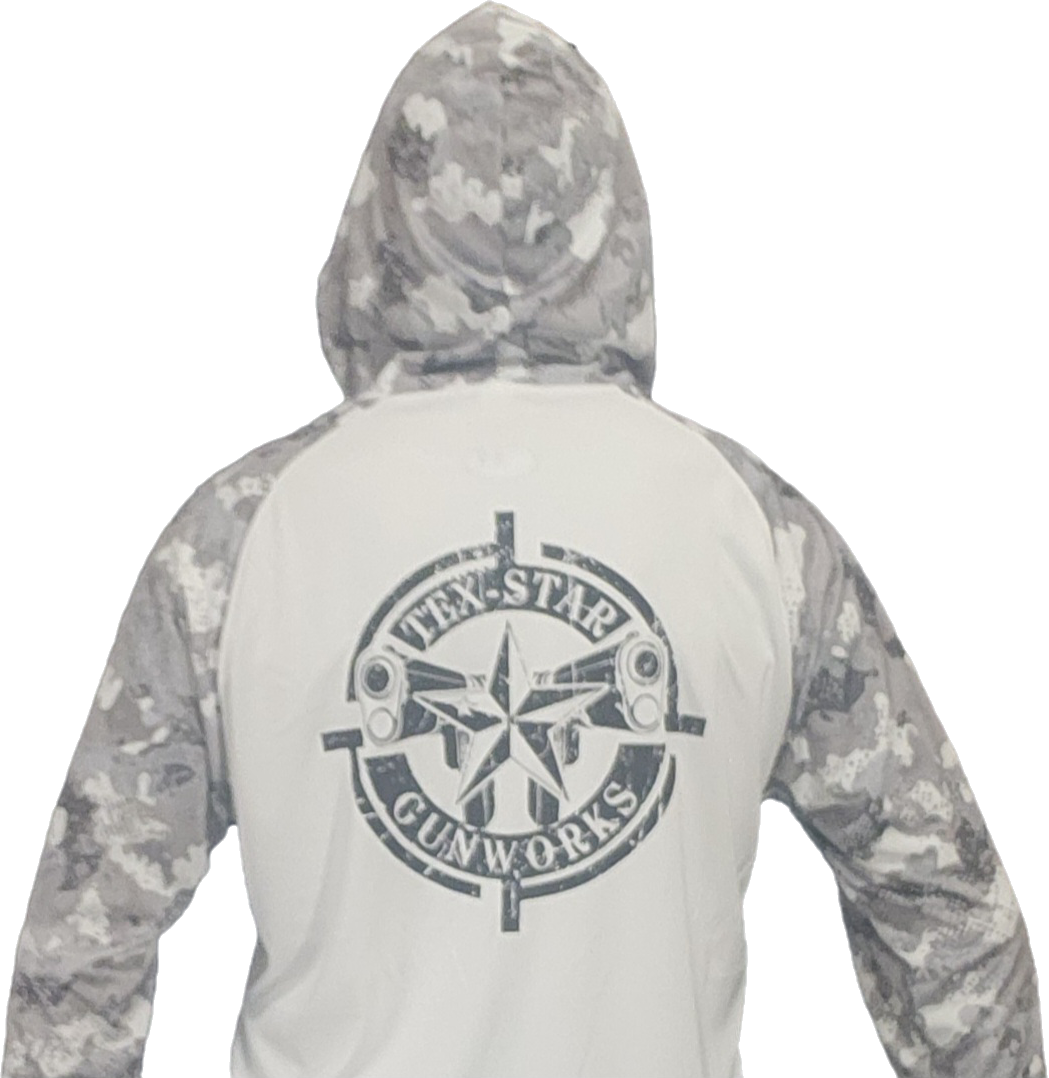 Paragon Long Sleeve Hooded UPF 50+ Sports Jersey (Ghost)