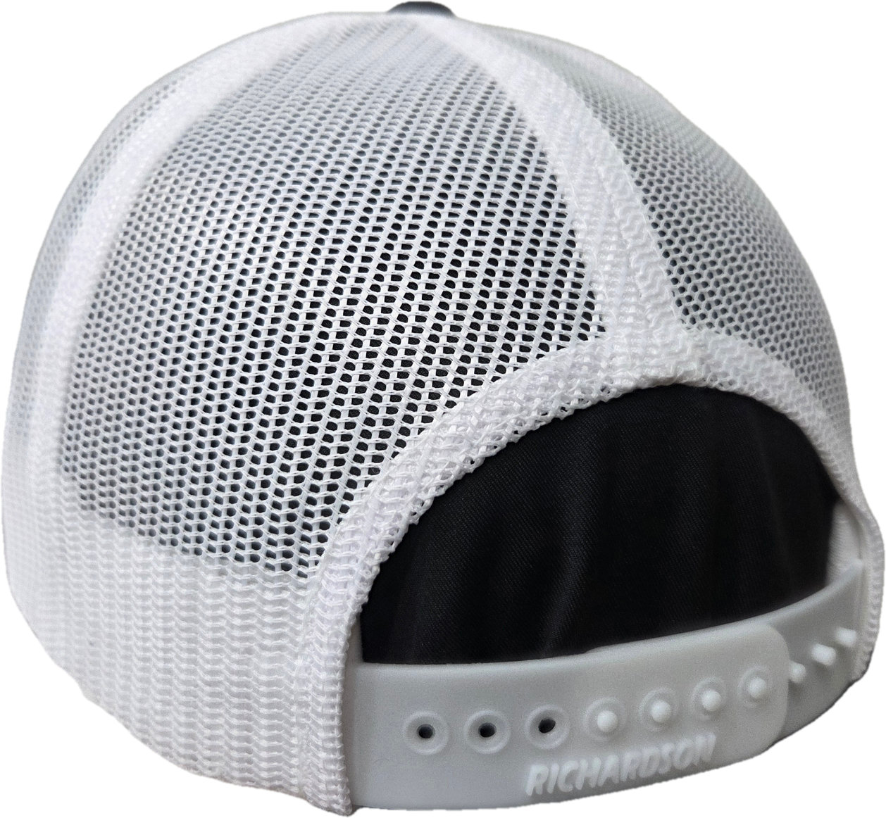 Adjustable Cap (Dark Gray & White/RWB Embroidered Logo)