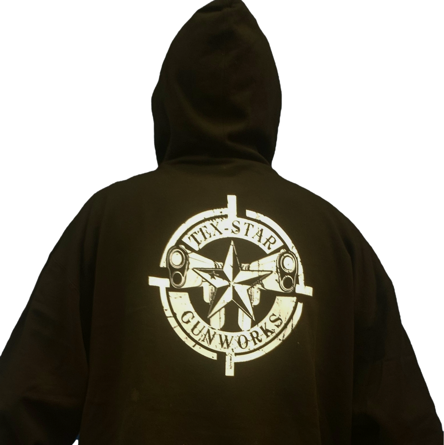Hoodie (Black w/White Logo)