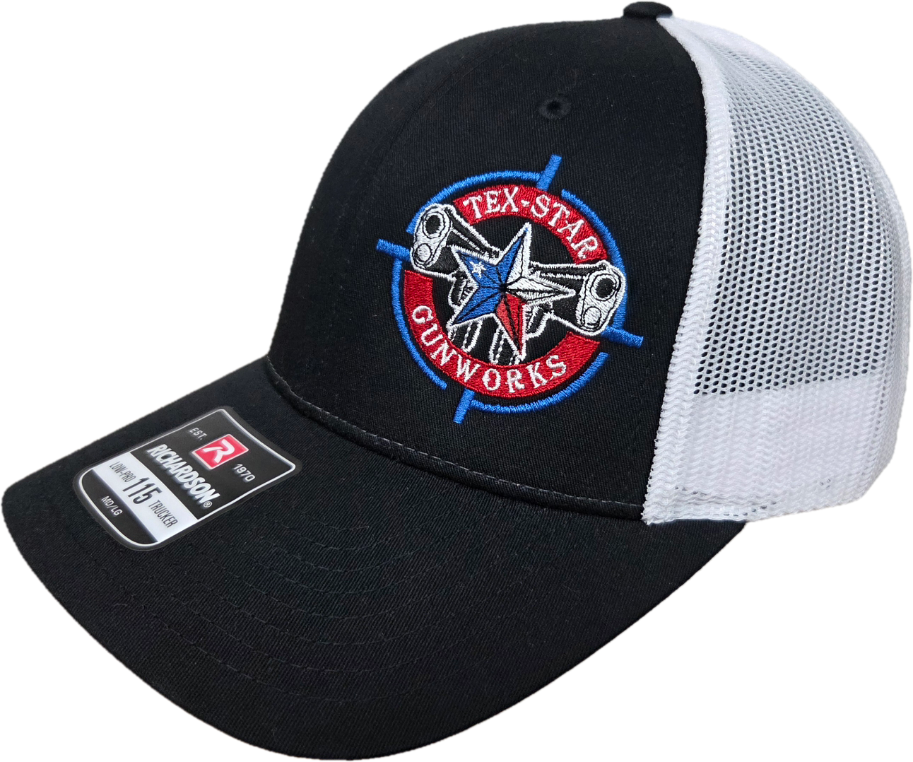 Adjustable Cap (Black & White/RWB Embroidered Logo)