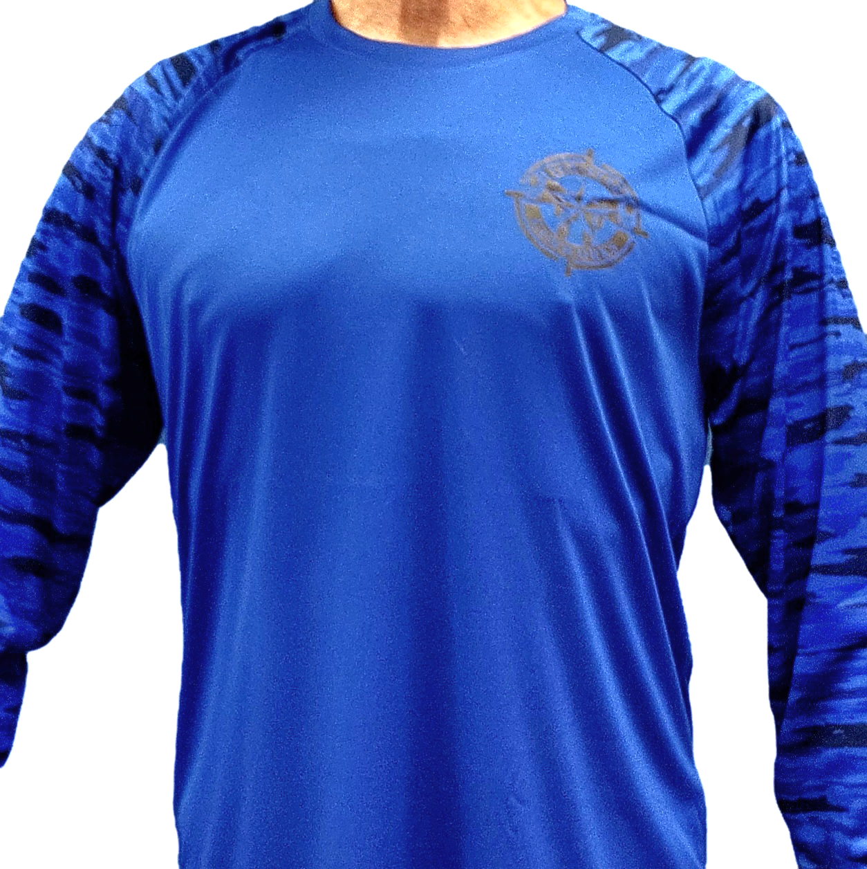 Sport-Tek Long Sleeve Sports Jersey (Azure Tiger)