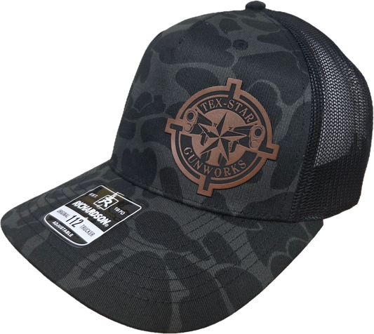 Adjustable Cap (Black Camo/Brown Logo)