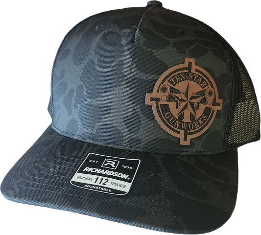 Adjustable Cap (Dark Camo/Brown Logo)