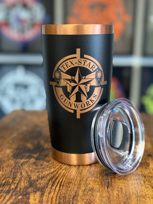 Tumbler (Black/ w Gold Logo)