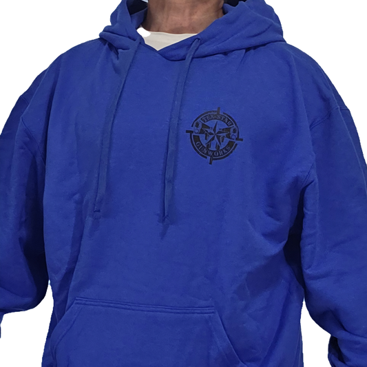 Hoodie (Blue w/Black Logo)