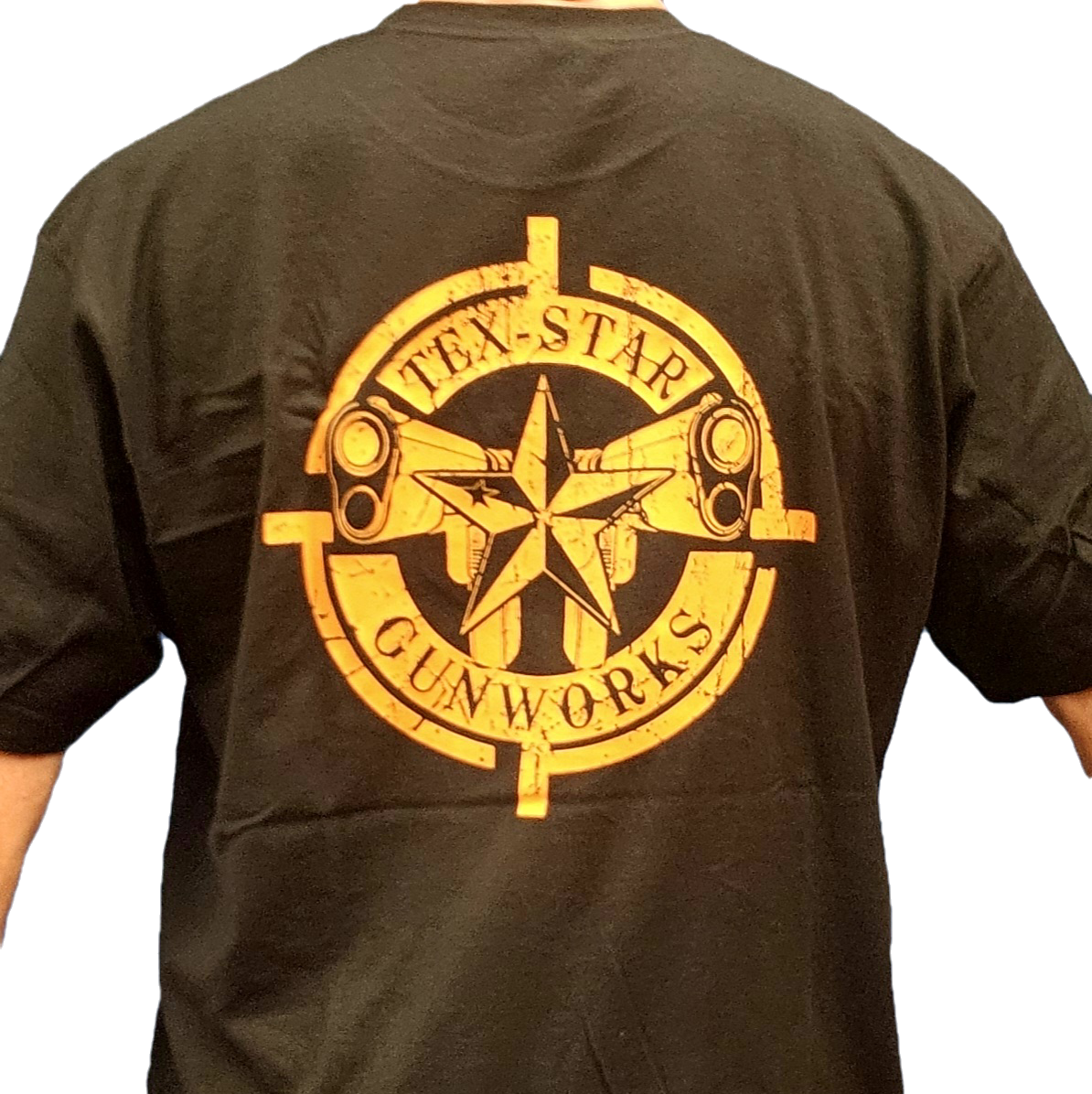 Short Sleeve Tee (Black w/Orange Logo)
