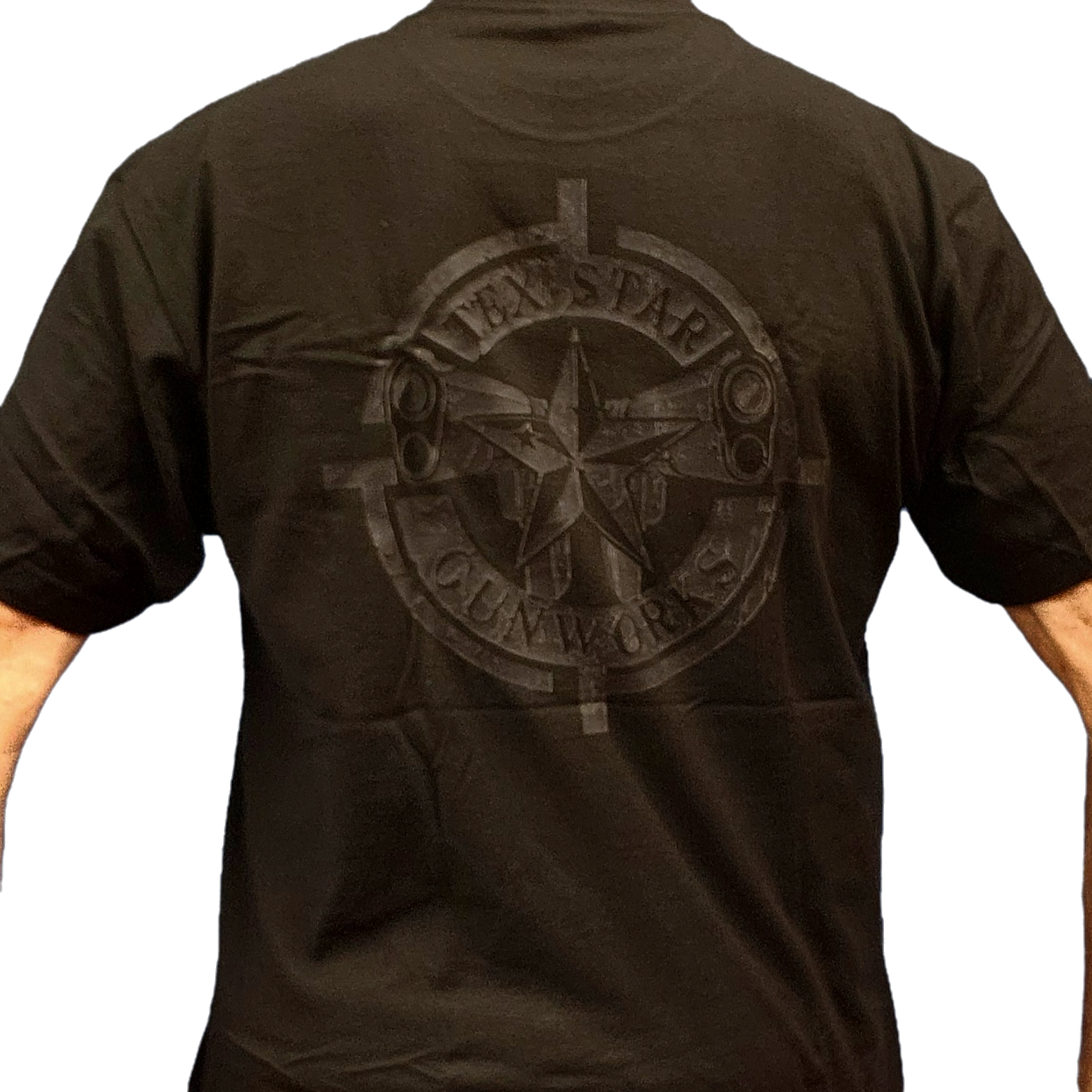 Short Sleeve Tee (Black w/Black Logo)