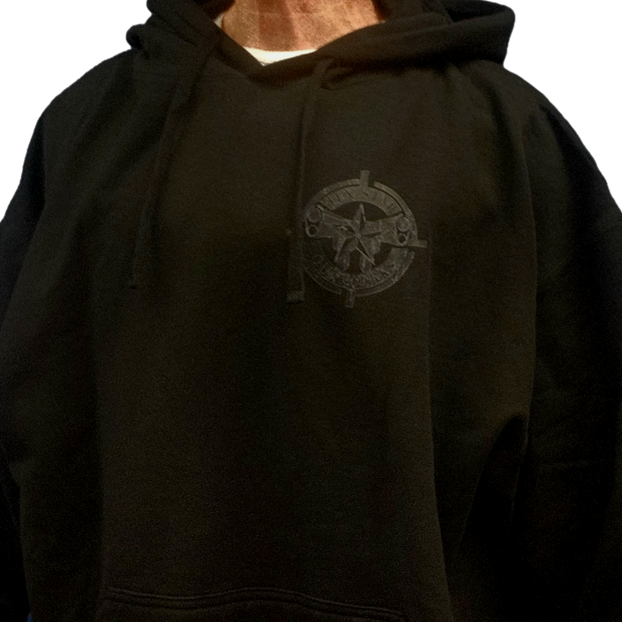 Hoodie (Black w/Black Logo)