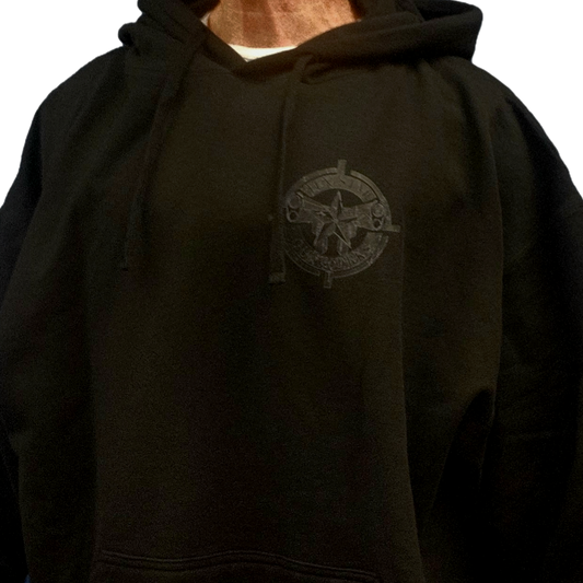 Hoodie (Black w/Black Logo)