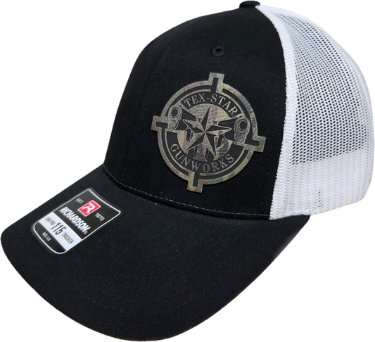 Adjustable Cap (Black & White/Camo Logo)