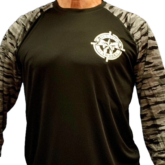 Sport-Tek Long Sleeve Sports Jersey (Black Tiger)