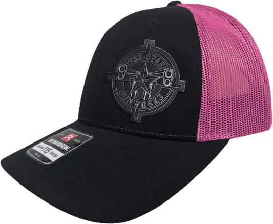 Adjustable Cap (Black/Pink /w Black Logo)