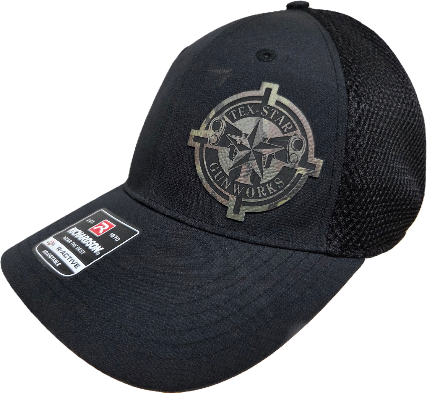 Adjustable Cap (Black/Camo Logo)