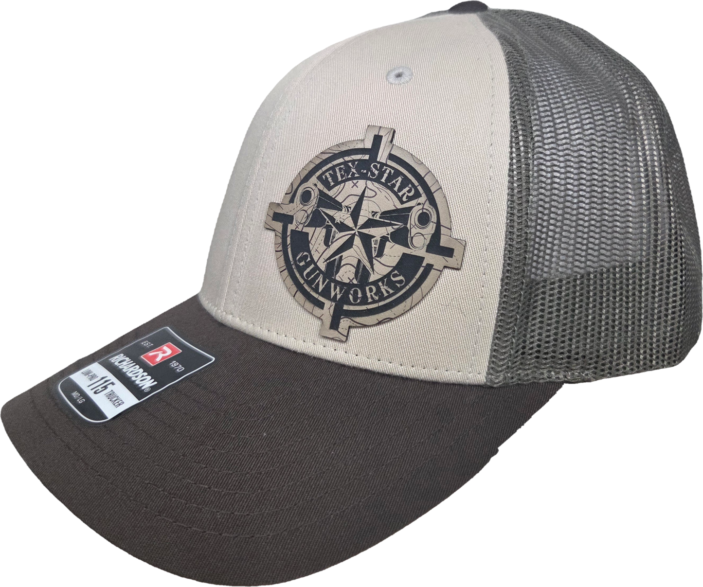 Adjustable Cap (Tri-Color Tan/Loden/Brown /w Black Logo)