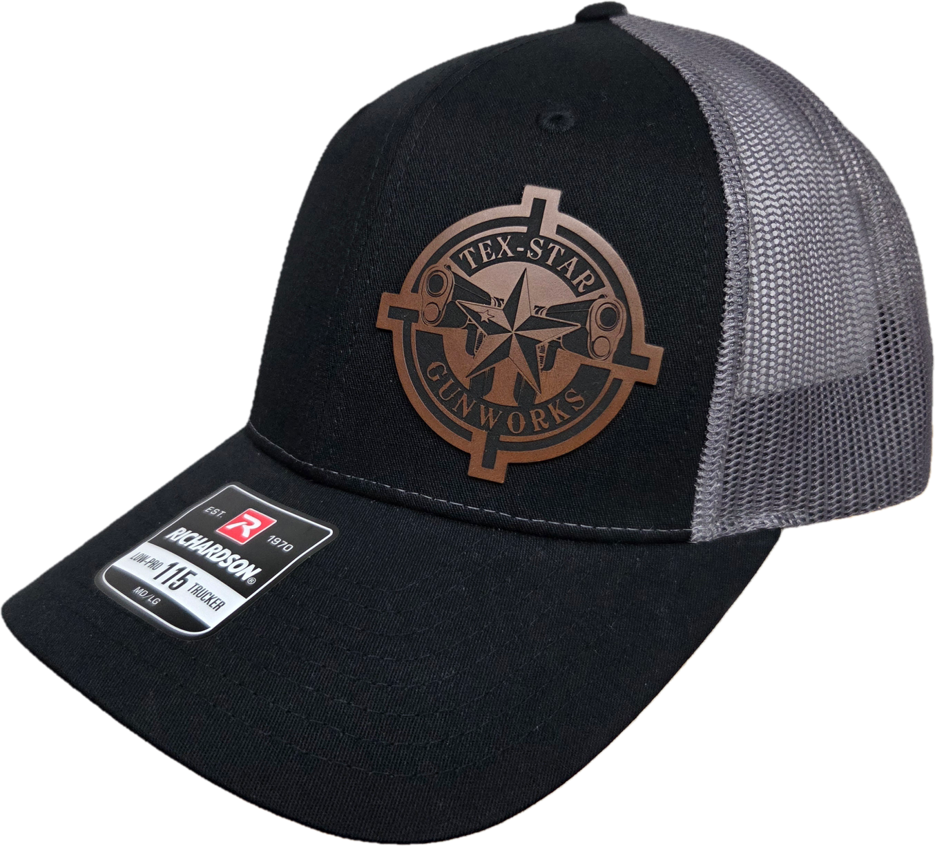 Adjustable Cap (Black & Gray/Brown Logo)