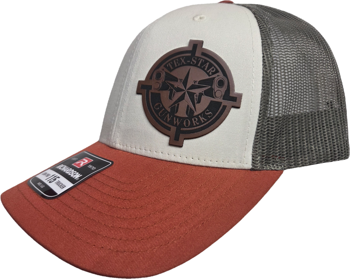 Adjustable Cap (Cream/Loden/Dark Orange/w Brown Logo)