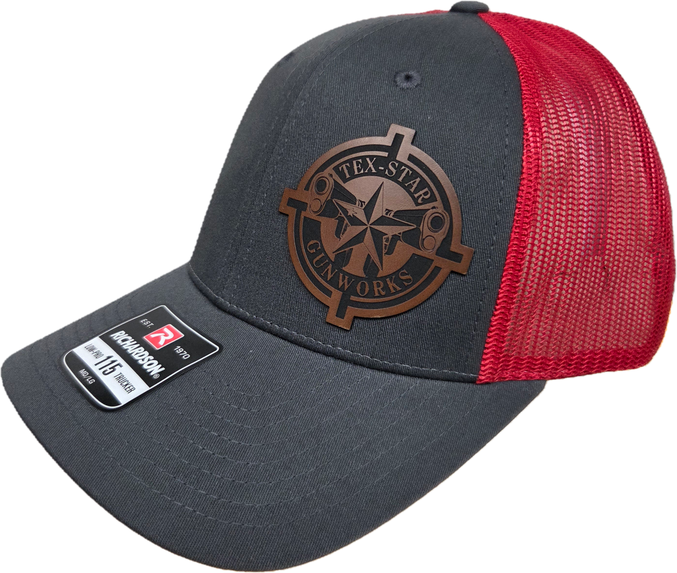 Adjustable Cap (Dark Gray & Red/Brown Logo)