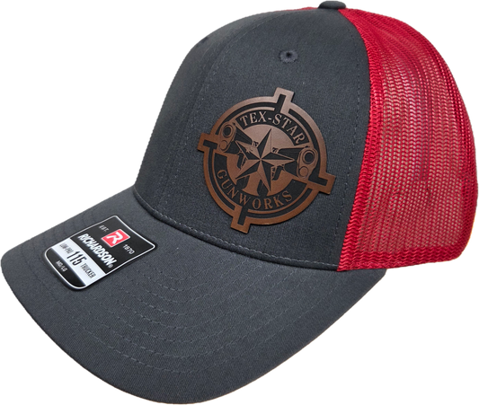 Adjustable Cap (Dark Gray & Red/Brown Logo)