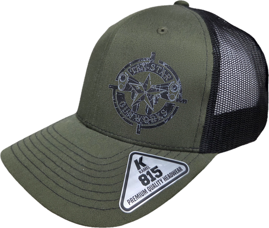 Adjustable Cap (Green/Black/Black Logo)