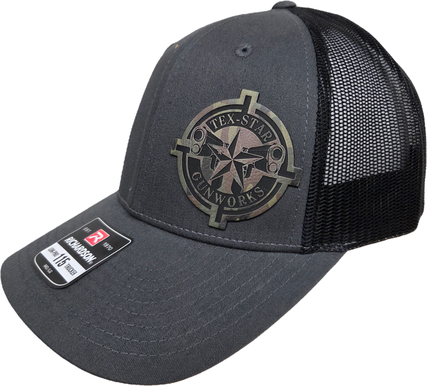 Adjustable Cap (Dark Gray & Black/Camo Logo)