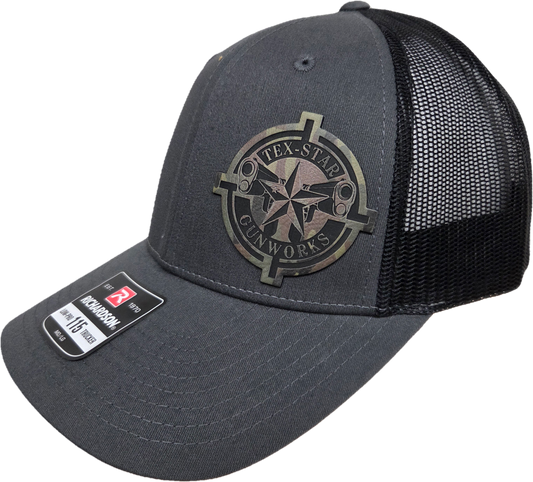 Adjustable Cap (Dark Gray & Black/Camo Logo)