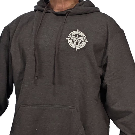 Hoodie (Gray w/White Logo)