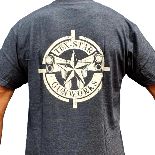 Short Sleeve Tee (Heather Blue w/White Logo)