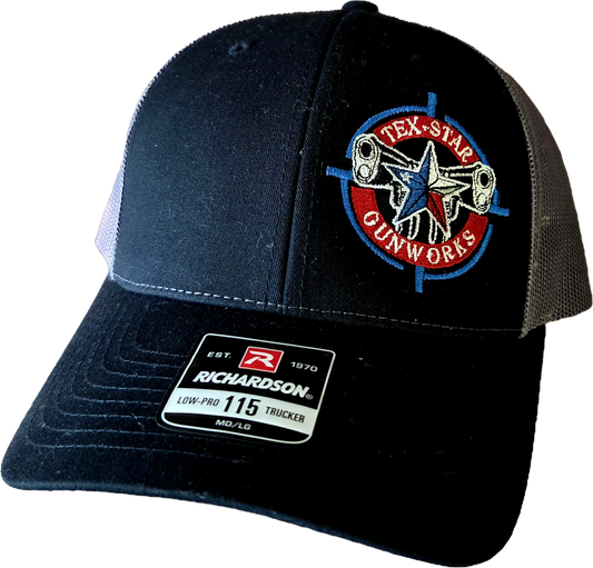 Adjustable Cap (Black & Gray/RWB Embroidered Logo)