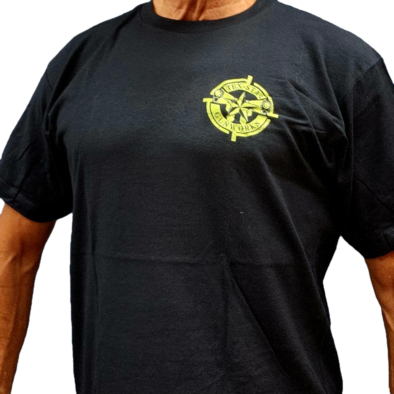 Short Sleeve Tee (Dark Blue w/Green Logo)
