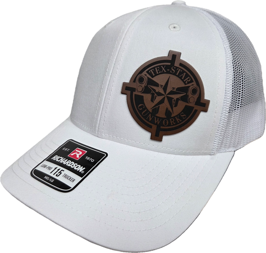 Adjustable Cap (White/Brown Logo)