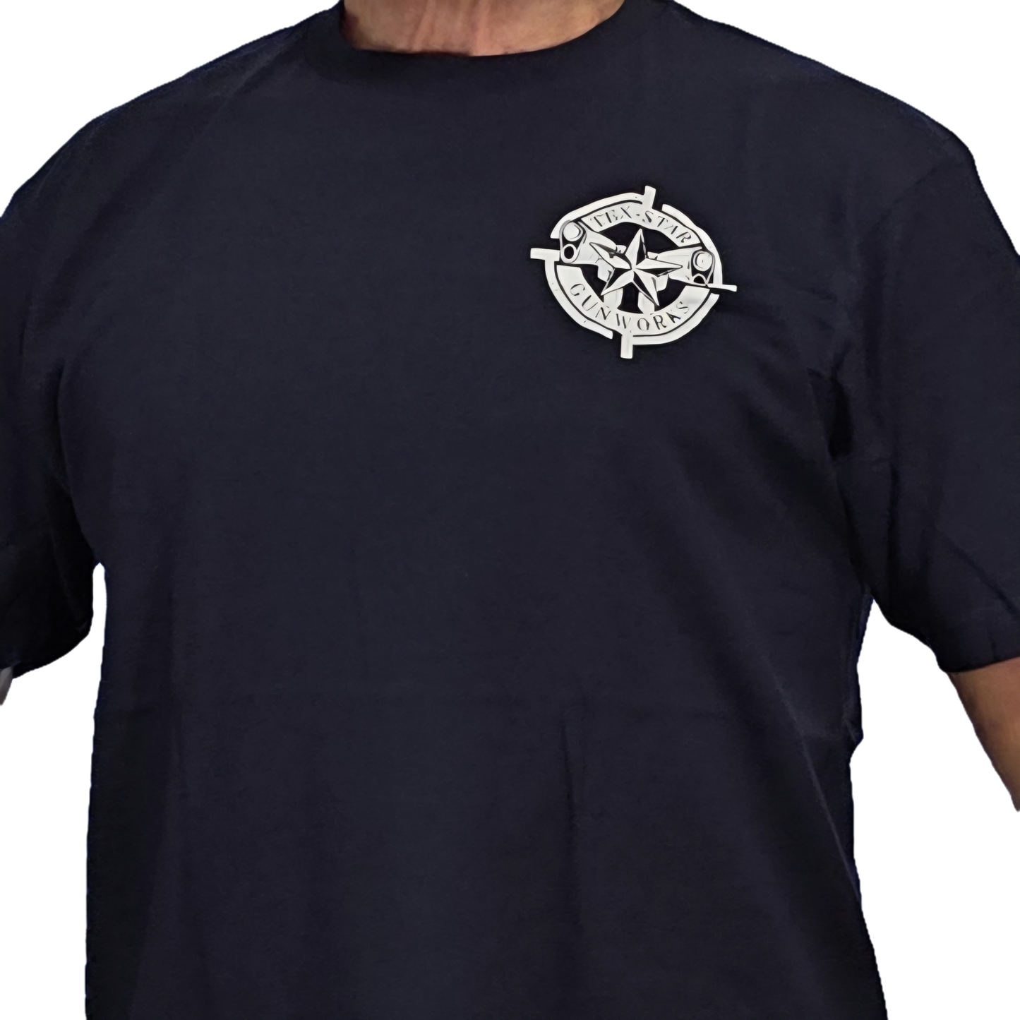 Short Sleeve Tee (Dark Blue w/White Logo)
