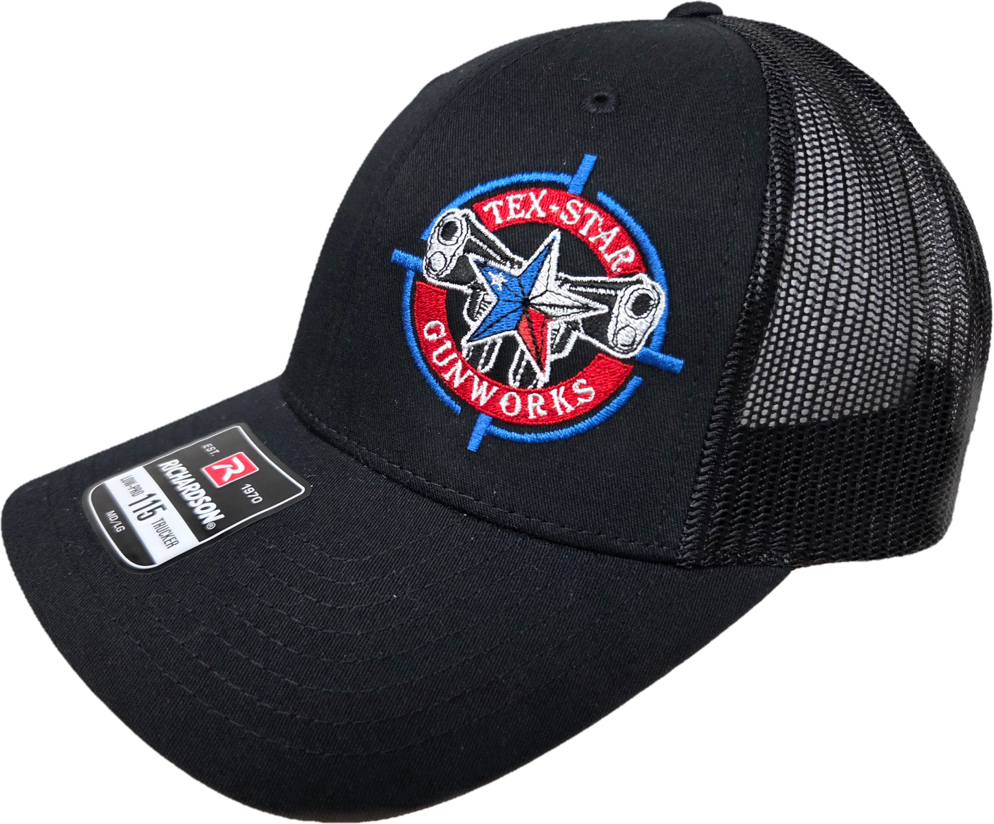 Adjustable Cap (Black/RWB Embroidered Logo)