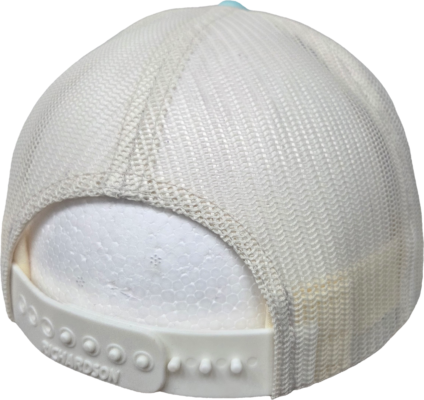 Adjustable Cap (Aruba Blue/White w Brown Logo)