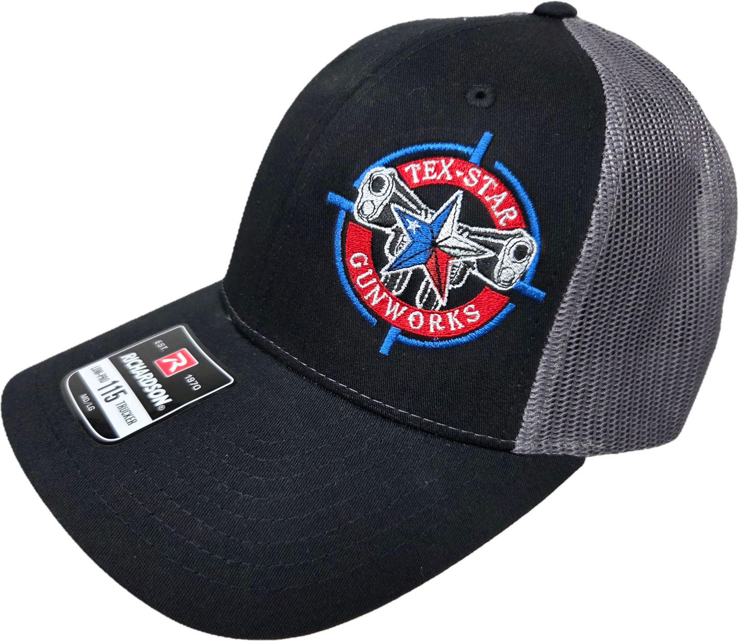 Adjustable Cap (Black & Gray/RWB Embroidered Logo)