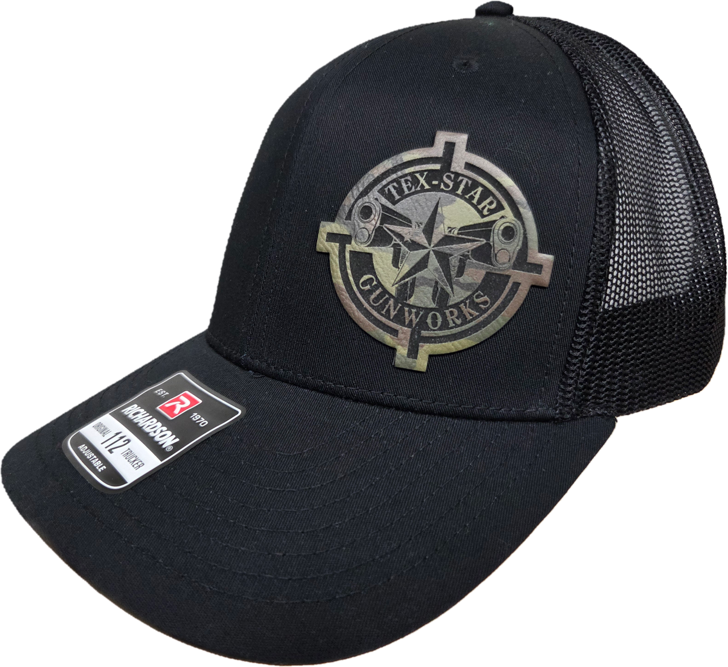 Adjustable Cap (Black/Camo Logo)
