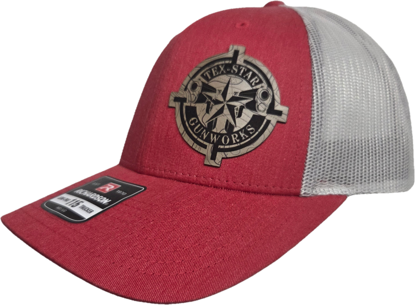 Adjustable Cap (Heather Red/Light Grey/w Brown Logo)
