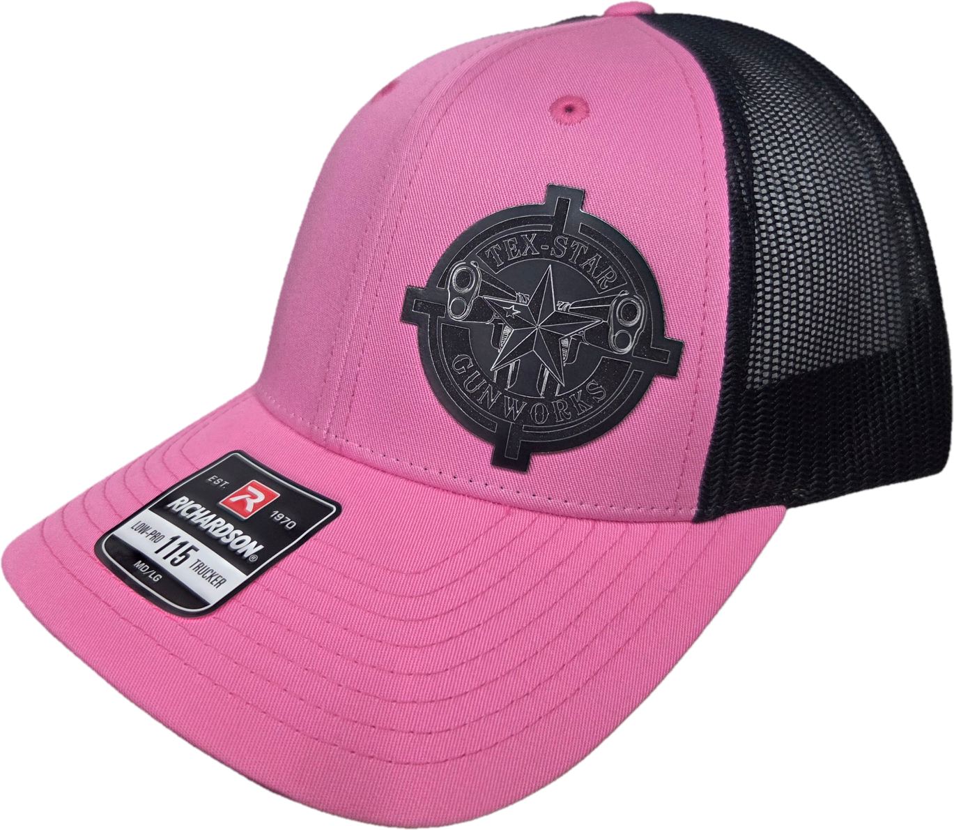 Adjustable Cap (Hot Pink/Black /w Black Logo)