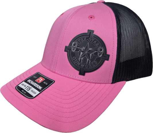 Adjustable Cap (Hot Pink/Black /w Black Logo)