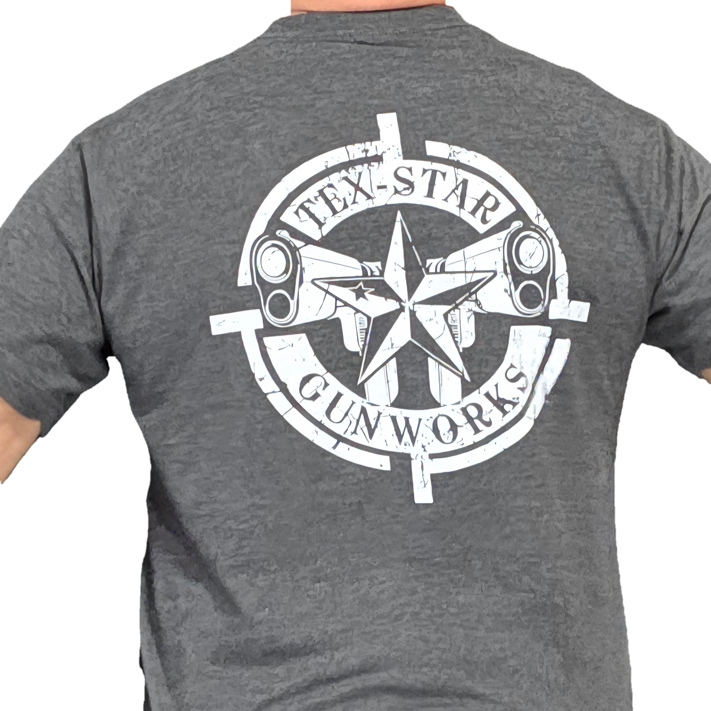 Short Sleeve Tee (Dark Gray w/White Logo)