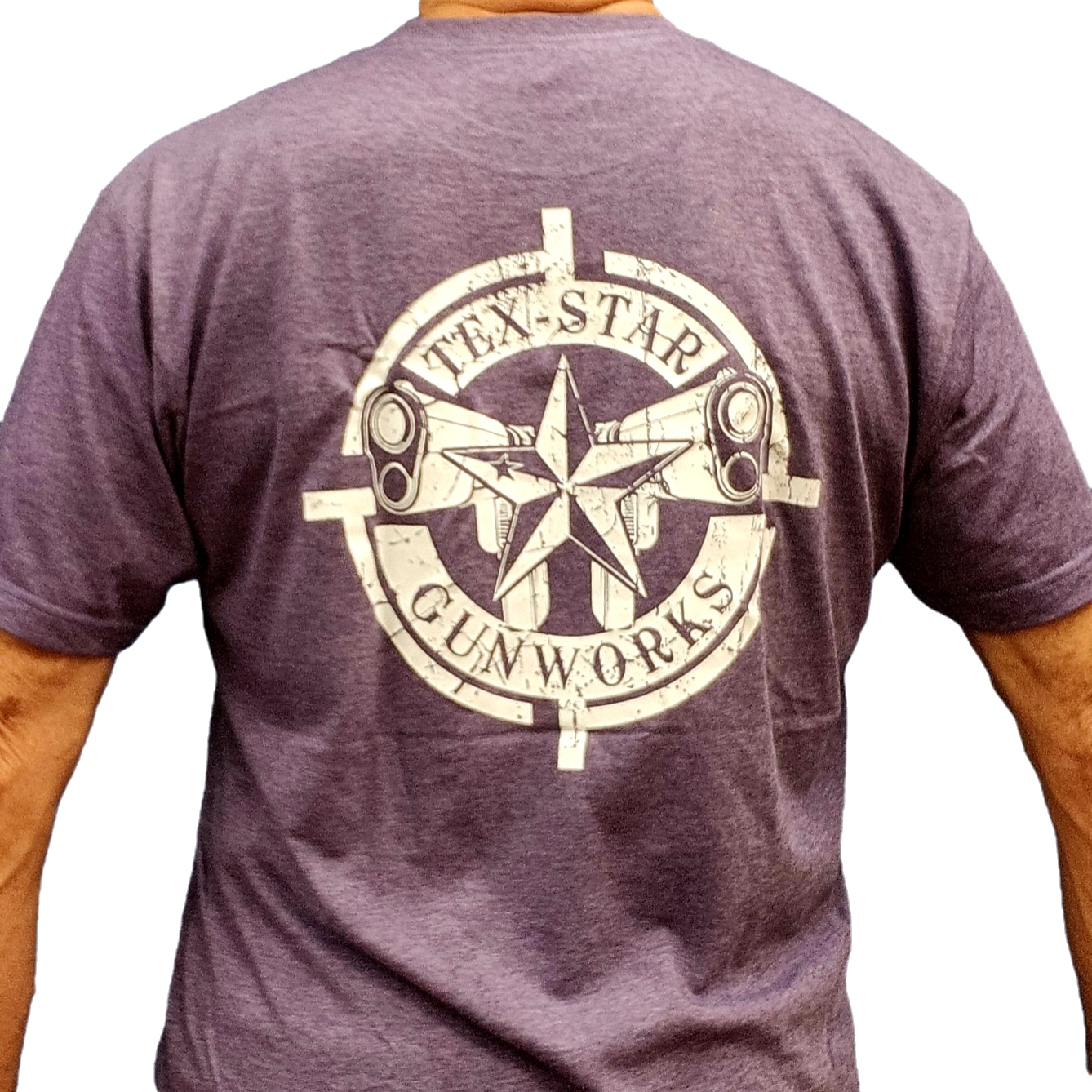Short Sleeve Tee (Heather Mauve w/White Logo)