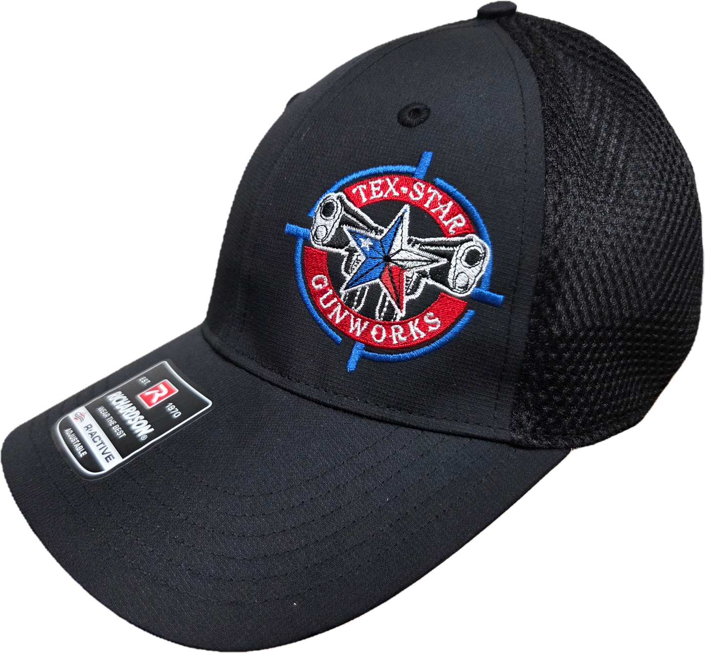 Adjustable Cap (Black/RWB Embroidered Logo)