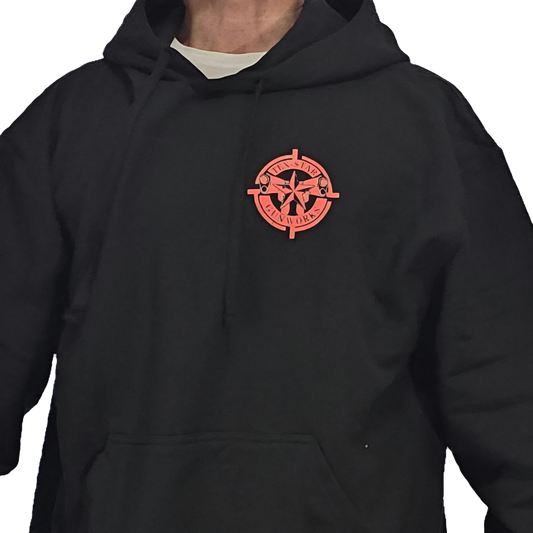 Hoodie (Black w/Red Logo)