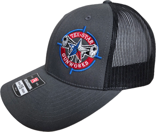 Adjustable Cap (Dark Gray & Black/RWB Embroidered Logo)