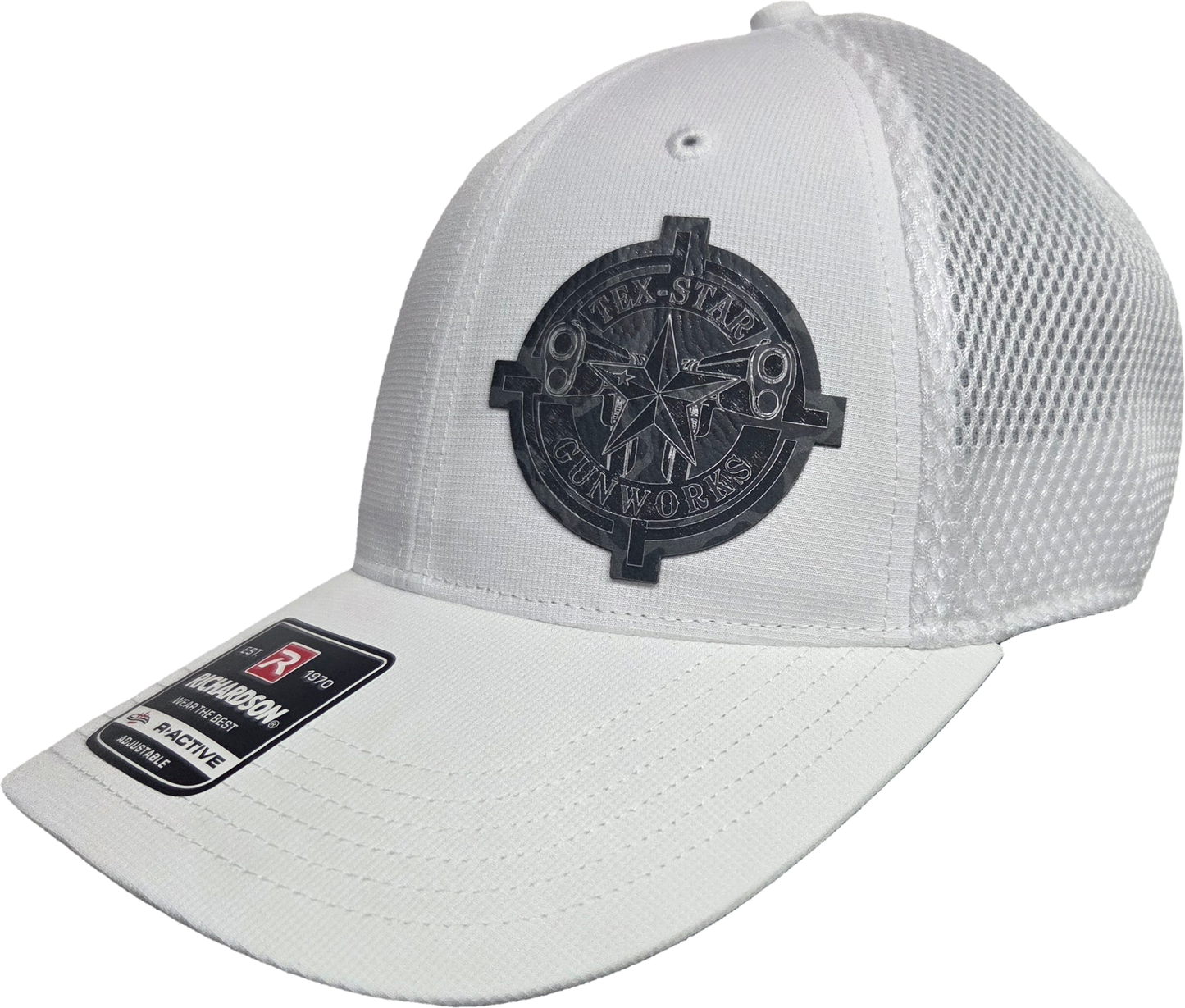 Adjustable Cap (White/Blackened Logo)